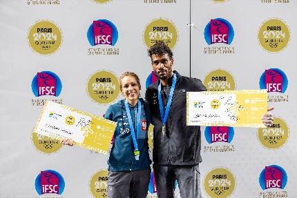 Roma Qualifica Olimpica Europea di Arrampicata Speed - La polacca Aleksandra Miroslaw e il francese Bassa Mawem staccano il biglietto per l'arrampicata Speed dei Giochi Olimpici Estivi Parigi 2024.