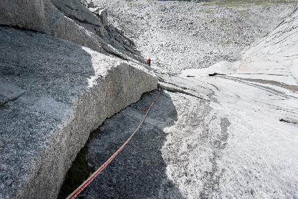 Vascello Fantasma, Valle del Ferro, Val Masino, Matteo Bedendo, Lorenzo Casolini - The first ascent of 'Vascello Fantasma' on Pera del Ferro in Valle del Ferro - Val Masino (Matteo Bedendo, Lorenzo Casolini 06/08/2023)