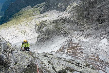 Vascello Fantasma, Valle del Ferro, Val Masino, Matteo Bedendo, Lorenzo Casolini - The first ascent of 'Vascello Fantasma' on Pera del Ferro in Valle del Ferro - Val Masino (Matteo Bedendo, Lorenzo Casolini 06/08/2023)