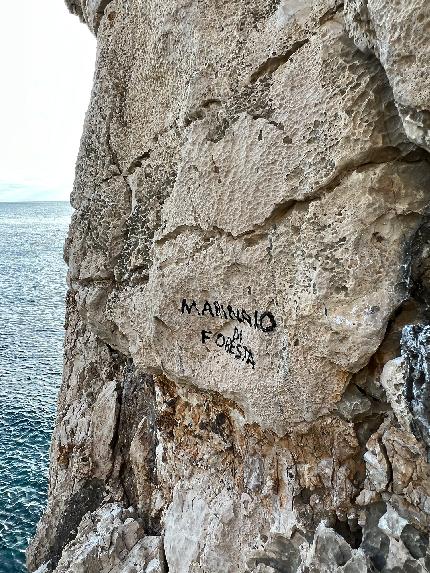 Marinaio di foresta - Pedra Longa, Baunei, Sardegna - La partenza di Marinaio di foresta, Pedra Longa, Baunei, Sardegna