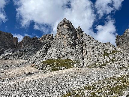 Al Campanile di Franzedaz del Monte Fop (Dolomiti) Federico Dell’Antone ed Alessandro Graziosi trovano il Ciampanil dei Sogni