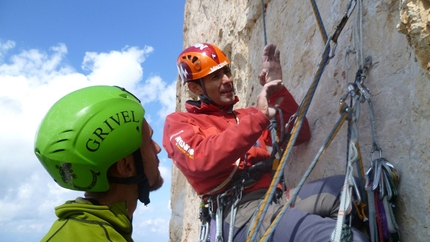 Quo Vadis - Sass dla Crusc - Nicola Tondini sul 9° tiro con Luigi Billoro