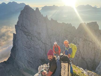 Spiz d’Agner, Valle di San Lucano, Dolomiti - Marco Bergamo, Santiago Padros e Samuel Zeni, Spiz d’Agner Sud (Valle di San Lucano, Dolomiti)