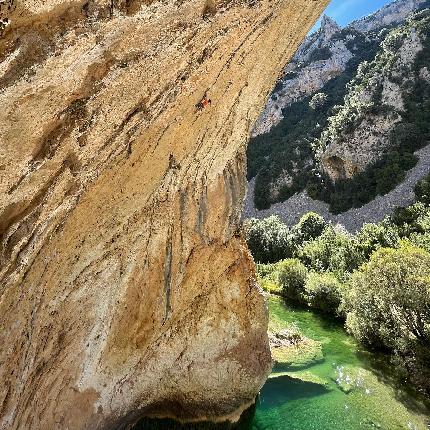 Anak Verhoeven, Rodellar, Spagna - Anak Verhoeven su 'Cosi se Arete' (9a) a Rodellar in Spagna