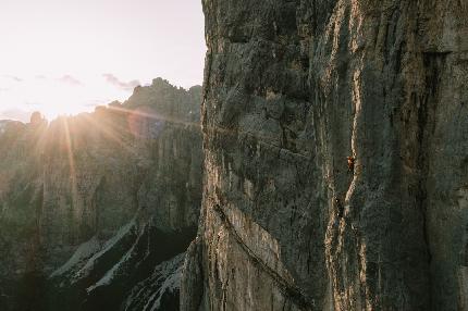 Enigma, Torre Trieste, Civetta, Dolomiti, Alessandro Baù, Alessandro Beber, Nicola Tondini - L'apertura e prima libera di 'Enigma' alla Torre Trieste in Civetta, Dolomiti (Alessandro Baù, Alessandro Beber, Nicola Tondini)