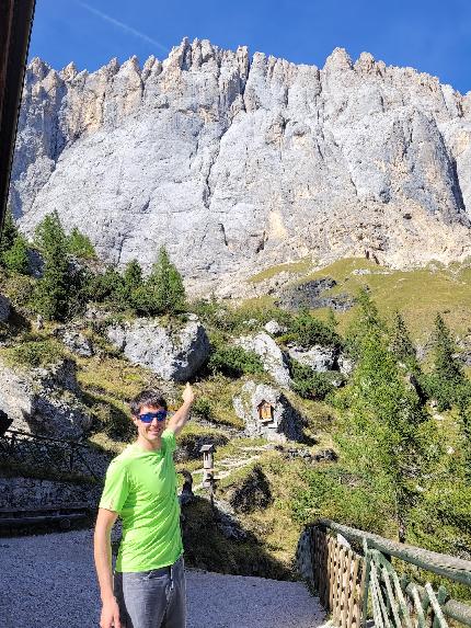 Madre Roccia, Marmolada, Iris Bielli, Matteo Della Bordella, Massimo Faletti, Maurizio Giordani - Matteo Della Bordella and the south face of Marmolada, Dolomites