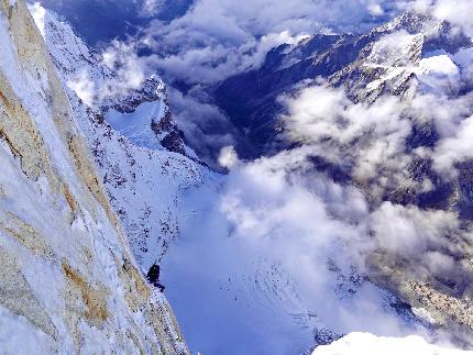 Jannu, Nepal, Himalaya, Matt Cornell, Alan Rousseau, Jackson Marvell - Matt Cornell, Alan Rousseau and Jackson Marvell making the alpine style first ascent of  'Round Trip Ticket' on the north face of Jannu in Nepal (7-13/10/2023)