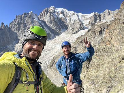 Al Mont de la Brenva Niccolò Bruni e Gianluca Marra sono Nati Pronti