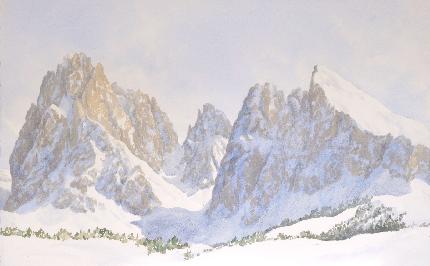 Montagna / acquerelli, a Gorizia la mostra di Riccarda de Eccher