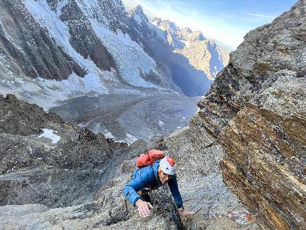 Rottalhorn West Face first ascent by Silvan Schüpbach, Peter von Känel, Rolf Zurbrügg