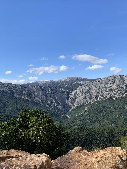 Solveig Korherr, Hotel Supramonte, Sardinia - View onto Gola di Gorropu, Sardinia