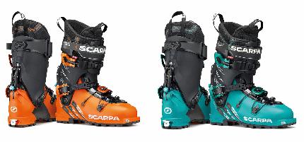 SCARPA - Da sinistra: SCARPA Maestrale Orange Black e Gea Emerald Black