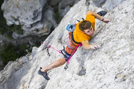 Sebastién Bouin - Sebastién Bouin climbing Ariégeois Cœur Loyal (9b) at Pic Saint Loup, France