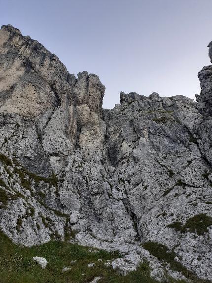 Quando torni?, Torre Cecilia, Grignetta - L'attacco di 'Quando torni?' alla Torre Cecilia in Grignetta (Giorgio Goggi, Francesco Graffagnino, Giovanni Paleari  24/9/2023)