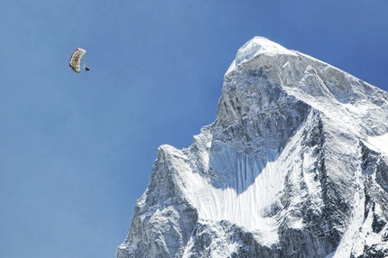 Valery Rozov and the B.A.S.E. jump off Shivling in Himalaya