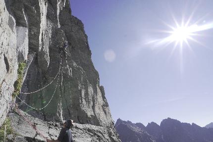 Monte Nero Piantonetto, Valle dell'Orco, Andrea Migliano - L'apertura di 'Liz e L'Elefante' al Monte Nero nel Vallone di Piantonetto (Pietro Mercuriali, Andrea Migliano, Domenico Totani, Lisa Seffusatti)