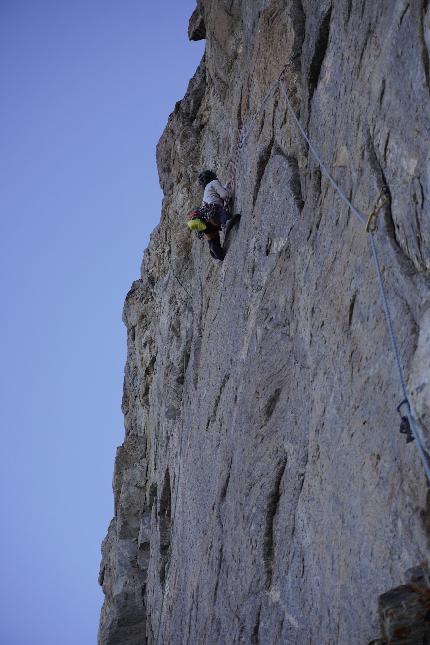 Monte Nero Piantonetto, Valle dell'Orco, Andrea Migliano - L'apertura di 'Liz e L'Elefante' al Monte Nero nel Vallone di Piantonetto (Pietro Mercuriali, Andrea Migliano, Domenico Totani, Lisa Seffusatti)