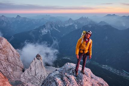 Oltre il Diau, Antelao, Dolomites, Martin Dejori, Titus Prinoth, Alex Walpoth - The first ascent of 'Oltre il Diau' on Mt. Antelao in the Dolomites (Martin Dejori, Titus Prinoth, Alex Walpoth 04-07/10/2023)