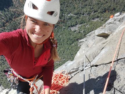 Michaela Izakovičová, Golden Gate, El Capitan, Yosemite - Miška Izakovičová repeating Golden Gate on El Capitan, Yosemite