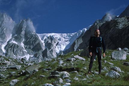 Val Salarno - Val Salarno: com'erano il seracco e Alberto Damioli nel 1988