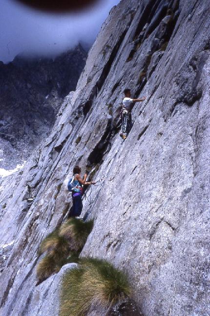 Val Salarno - Val Salarno: Giorgio Gaspari, tentativo all'Avancorpo, 1988