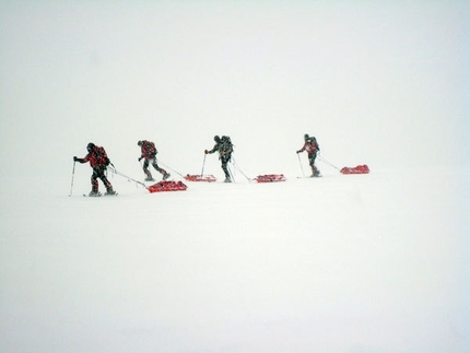 Scuola militare Alpina di Courmayeur - Esercitazioni di preparazione alla spedizione