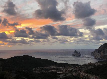 Pandora, Masua, Sardegna - La vista dal settore Pandora a Masua, Sardegna