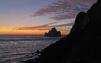 Pandora, Masua, Sardegna - La vista dal settore Pandora a Masua, Sardegna