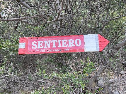 Pandora, Masua, Sardinia - The path that leads to the sector Pandora at Masua in Sardinia