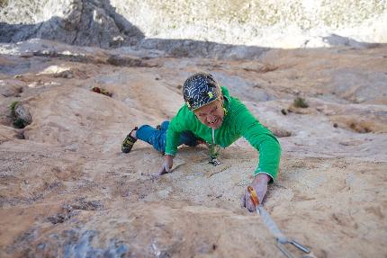 Difficult new multi-pitch alpine sport route in Aladağlar, Turkey