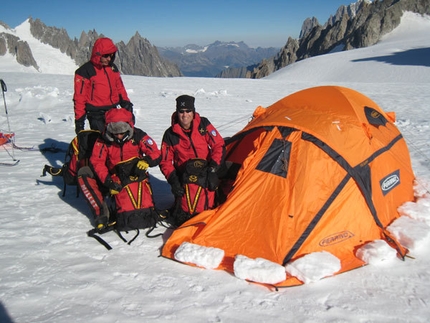 Scuola militare Alpina di Courmayeur - Esercitazioni di preparazione alla spedizione