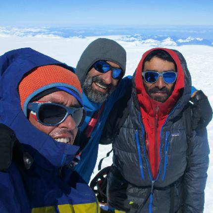 Cerro San Valentin North Ridge climbed in Patagonia by Oriol Baro, Martín Elías, Nicolas Tapia