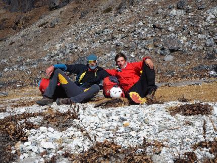 Cholatse, Radoslav Groh, Zdeněk Hák - The first ascent of 'Just one solution!' on the West Face of Cholatse in Nepal (Radoslav Groh, Zdeněk Hák 2-3/11/2023)