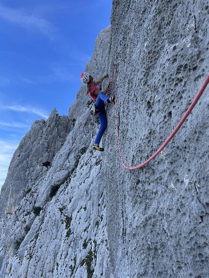 Umbras alla Punta Cusidore in Sardegna e la ripetizione di Federica Mingolla