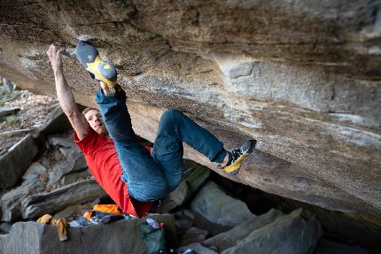 Jakob Schubert - Jakob Schubert sending Alphane (9A) at Chironico
