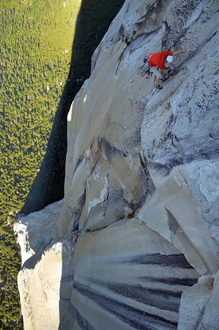 The Nose Speed - Hans Florine impegnato nel record di velocità su The Nose (Yosemite)