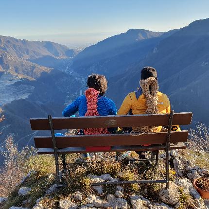Monte Pubel, Valsugana, Francesco Leardi, Fausto Maragno, Jimmy Rizzo - Il gioco degli equilibri al Monte Pubel in Valsugana: relax di cima alla panchina del generale
