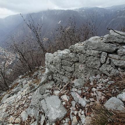 Monte Cornone, Valsugana, Mauro Florit, Francesco Leardi, Fausto Maragno, Jimmy Rizzo - Il fantasma della mente al Monte Cornone in Valsugana: Postazione la Civetta