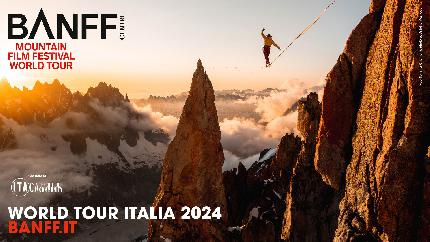 Banff Mountain Film Festival World Tour 2024 - Prende il via il 30 gennaio la 12° edizione del Banff Mountain Film Festival World Tour Italy. Fino al 26 marzo i migliori film dedicati all’avventura, alla montagna, all'esplorazione e agli sport outdoor in 38 date. I biglietti sono acquistabili online sul sito www.banff.it