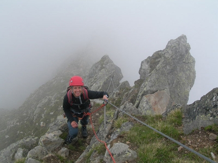 Ferrata Emilio Detomasi - Via Ferrata Emilio Detomasi alla Cimalegna (Alagna Valsesia - VC)