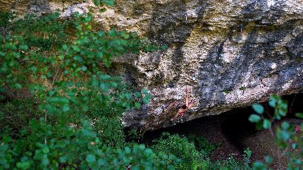 Adam Ondra - Adam Ondra making his second-hardest flash ever, 'Peščena ura' (9a) at Sopota in Slovenia