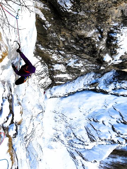 Valle Argentera, Fabrizio Cuniberti, Diego Margiotta, Lucio Rinetti - 'Ecofly' in Valle Argentera, Val di Susa, Italy (Fabrizio Cuniberti, Diego Margiotta, Lucio Rinetti 20/01/2024)