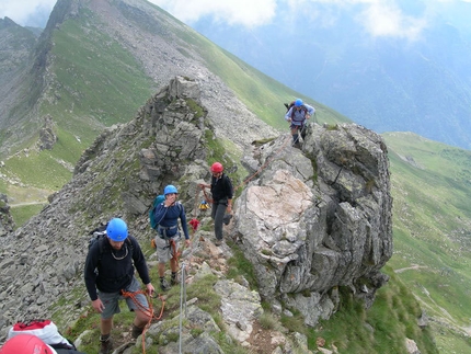 Ferrata Emilio Detomasi - Via Ferrata Emilio Detomasi alla Cimalegna (Alagna Valsesia - VC)