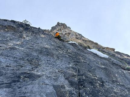 Pinnistal, Austria, Martin Feistl, Martin Sieberer - The first ascent of 'Männer mit Moral' in Pinnistal, Austria (Martin Feistl, Martin Sieberer 2022-2024)