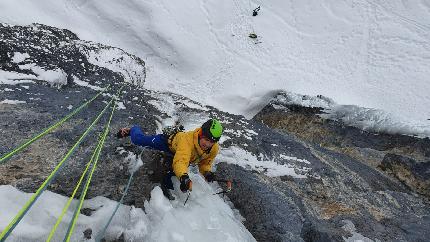 Pinnistal, Austria, Martin Feistl, Martin Sieberer - The first ascent of 'Männer mit Moral' in Pinnistal, Austria (Martin Feistl, Martin Sieberer 2022-2024)