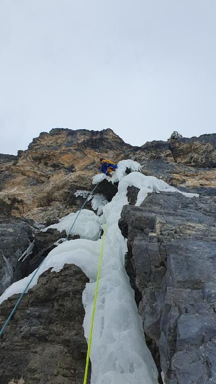 Pinnistal, Austria, Martin Feistl, Martin Sieberer - The first ascent of 'Männer mit Moral' in Pinnistal, Austria (Martin Feistl, Martin Sieberer 2022-2024)