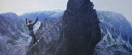 Ciubaka, first highline in the Tatras