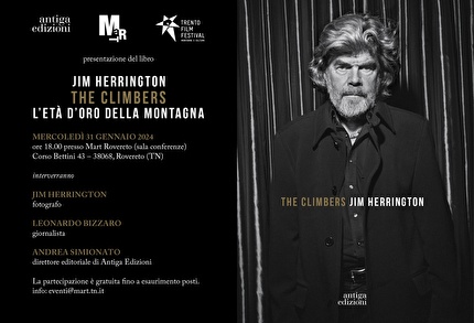 Jim Herrington con The Climbers a Rovereto per raccontare l’età d’oro dell’alpinismo