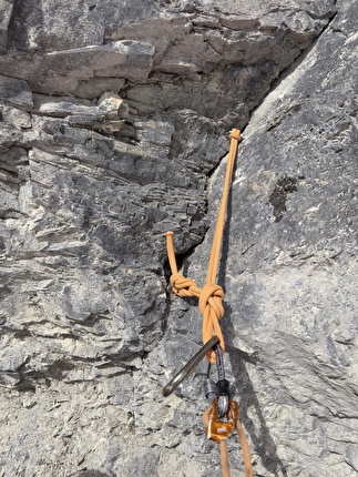 Langental, Dolomites, Daniel Ladurner, Johannes Lemayr - The first ascent of 'Ein Tag zum Träumen' in Langental, Dolomites (Daniel Ladurner, Johannes Lemayr 23/01/2024)