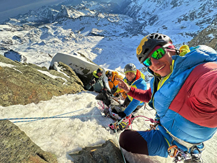 New Matterhorn route established by Cazzanelli, Farina, Perruquet, Stradelli